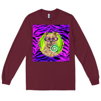 Burgundy Halloween Cairn Terrier Dog Long Sleeve Tee - LillyAllenDesigns