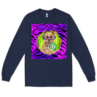 Navy Halloween Cairn Terrier Dog Long Sleeve Tee - LillyAllenDesigns