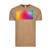Vintage Coffee multicolor abstract lines Vintage Tee - chombo