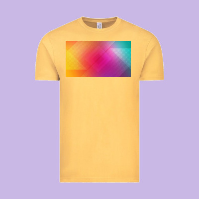 Multicolor Abstract Lines Vintage Tee Designed By Chombo