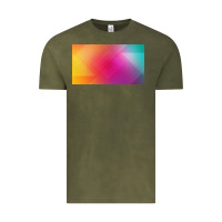 Vintage Olive multicolor abstract lines Vintage Tee - chombo