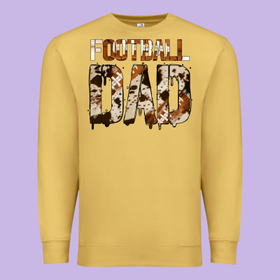 No Background American Football Dad Premium Sweatshirt Designed By Jasminsmagicworld