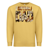 Antique Gold no background american football dad Premium Sweatshirt - Jasminsmagicworld