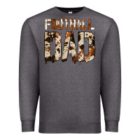 Charcoal Heather no background american football dad Premium Sweatshirt - Jasminsmagicworld