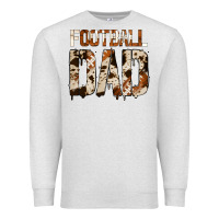 Oatmeal Heather no background american football dad Premium Sweatshirt - Jasminsmagicworld