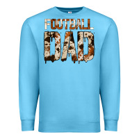 Ocean Blue no background american football dad Premium Sweatshirt - Jasminsmagicworld
