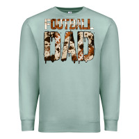 Seafoam no background american football dad Premium Sweatshirt - Jasminsmagicworld