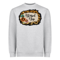 Heather Grey Blessed Gigi Heavyweight Sweatshirt - Jasminsmagicworld