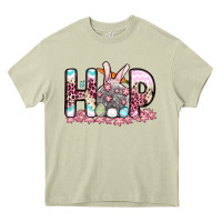 Mossy Easter Day Hop bunny Heavy Core Tee - OliviaCreatesArt