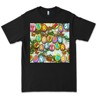 Black Happy Easter Seamless Pattern Premium Tee - BundleAndBundleShop