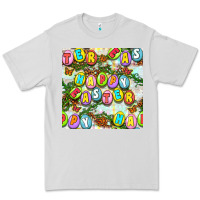 Dove Grey Happy Easter Seamless Pattern Premium Tee - BundleAndBundleShop