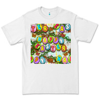 White Happy Easter Seamless Pattern Premium Tee - BundleAndBundleShop