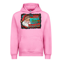 Fuchsia Pink ho ho howdy with santa Urban Hoodie - RanaPortraitStore