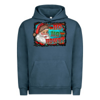 Pigment Midnight Navy ho ho howdy with santa Urban Hoodie - RanaPortraitStore