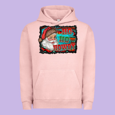 Ho Ho Howdy With Santa Urban Hoodie Designed By Ranaportraitstore