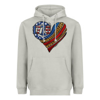 Moon Dust american western leopard flag heart Heavyweight Hoodie - Jasminsmagicworld