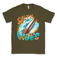 Army Green Salty vibes Classic Tee - FaDigitalArtStudio