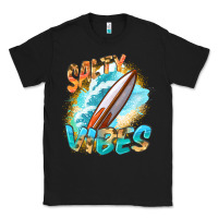 Black Salty vibes Classic Tee - FaDigitalArtStudio