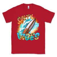 Red Salty vibes Classic Tee - FaDigitalArtStudio