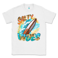 White Salty vibes Classic Tee - FaDigitalArtStudio