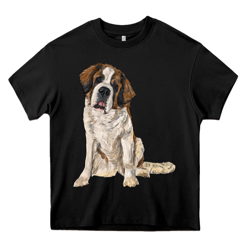 Saint Bernard Heavy Core Tee by RanaPortraitStore | Teevron