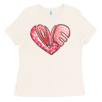 Bone heart shaped love valentine's day Ladies Tee - LillyAllenDesigns