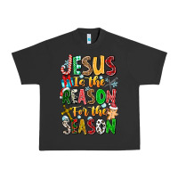 Pigment Black jesus is the reason for the season Urban Heavy Tee - CowhideDigitalArt