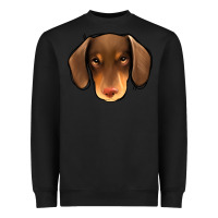 Black Dachshund Heavyweight Sweatshirt - Jasminsmagicworld