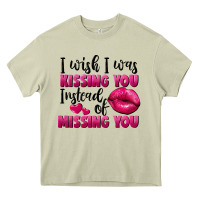 Mossy I wish i was kissing you instead of missing you Heavy Core Tee - FaDigitalArtStudio