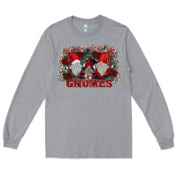 Heather Grey chillin with my gnomies Long Sleeve Tee - SublimationCraftShop