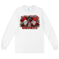 White chillin with my gnomies Long Sleeve Tee - SublimationCraftShop