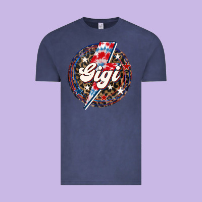 Western Gigi Patriotic 4th Of July Vintage Tee Designed By Lillyallendesigns
