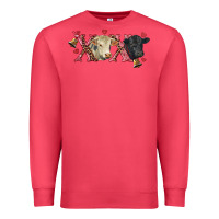 Cardinal xoxo charolais and black angus Premium Sweatshirt - RanaPortraitStore