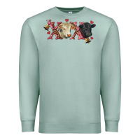 Seafoam xoxo charolais and black angus Premium Sweatshirt - RanaPortraitStore