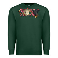 Sports Green xoxo charolais and black angus Premium Sweatshirt - RanaPortraitStore