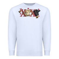 Xoxo Charolais And Black Angus Premium Sweatshirt | Teevron