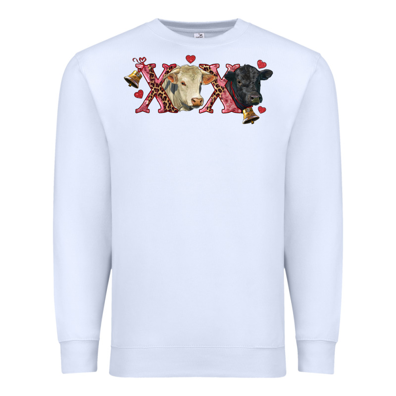 Xoxo Charolais And Black Angus Premium Sweatshirt by RanaPortraitStore | Teevron