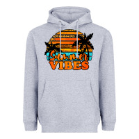 Heather Grey Summer Vibes Heavyweight Hoodie - Jasminsmagicworld