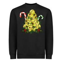 Black softball christmas tree Heavyweight Sweatshirt - RanaPortraitStore