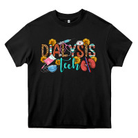 Black dialysis tech Heavy Core Tee - OliviaCreatesArt