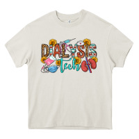 Cream dialysis tech Heavy Core Tee - OliviaCreatesArt