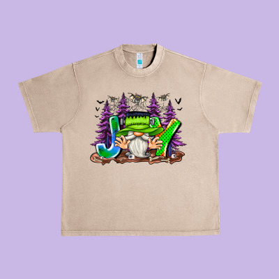Joy Halloween Gnome Urban Heavy Tee Designed By Cowhidedigitalart