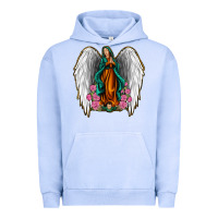Pigment Grape Ice Angel Wing Lady of Guadalupe Urban Hoodie - Jasminsmagicworld