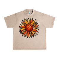 French Oak Basketball Sunflower Urban Heavy Tee - Jasminsmagicworld