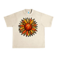 Sandshell Basketball Sunflower Urban Heavy Tee - Jasminsmagicworld