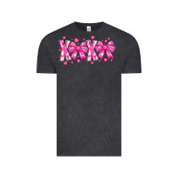 Vintage Black XOXO Valentines Vintage Tee - CowhideDigitalArt