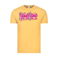 Vintage Mustard XOXO Valentines Vintage Tee - CowhideDigitalArt