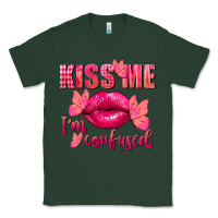 Sports Green Kiss me i'm so confused Valentine's Day Classic Tee - FaDigitalArtStudio
