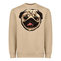 Mushroom pug Heavyweight Sweatshirt - Jasminsmagicworld