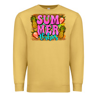 Antique Gold summer vibes leopard background Premium Sweatshirt - Jasminsmagicworld